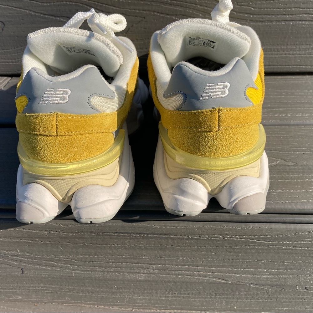 New Balance Yellow and White Sneakers 9060 - Picture 9 of 15